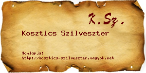 Kosztics Szilveszter névjegykártya
